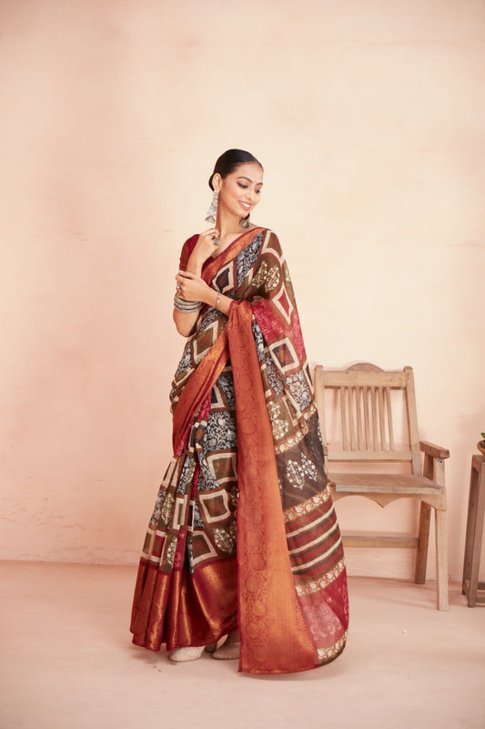 Designer Chanderi Saree Collection