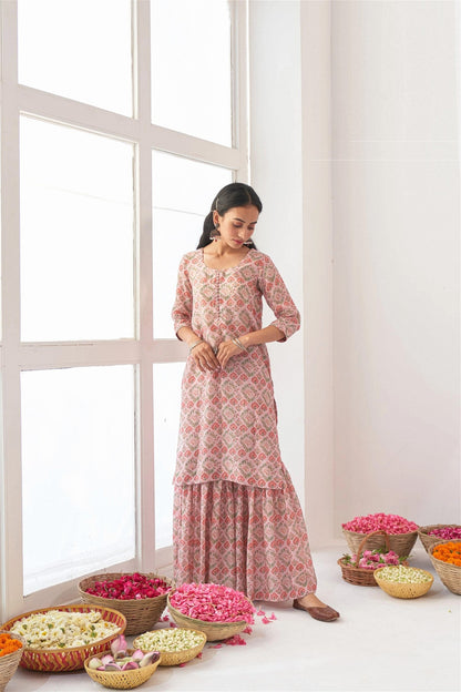 Bbay Pink Masleen Designer Salwar Suit For Women