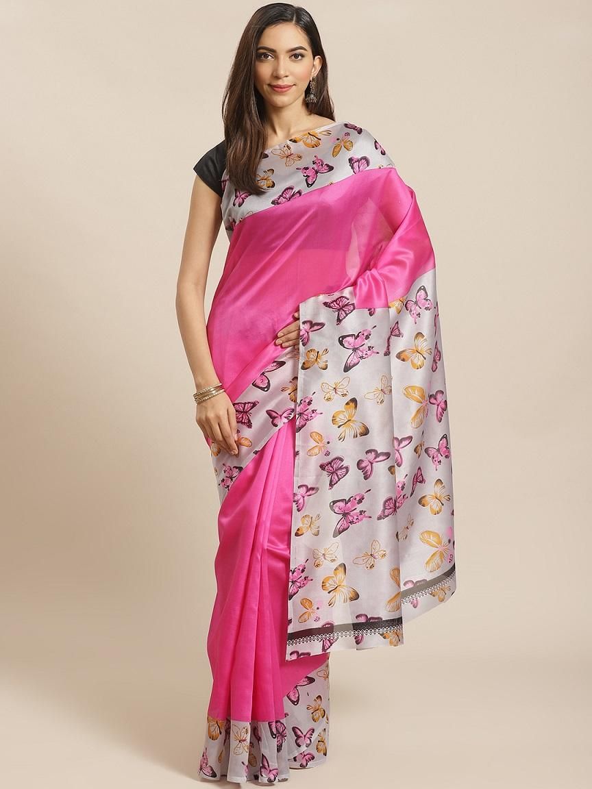 Latest Printed   Mysore Silk Sarees - jayaearth