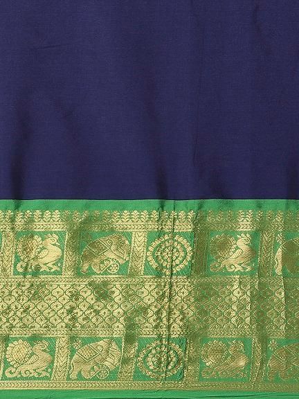 Pretty Solid Cotton  Saree With Jacquard Border - jayaearth